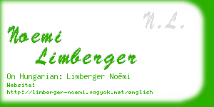 noemi limberger business card
